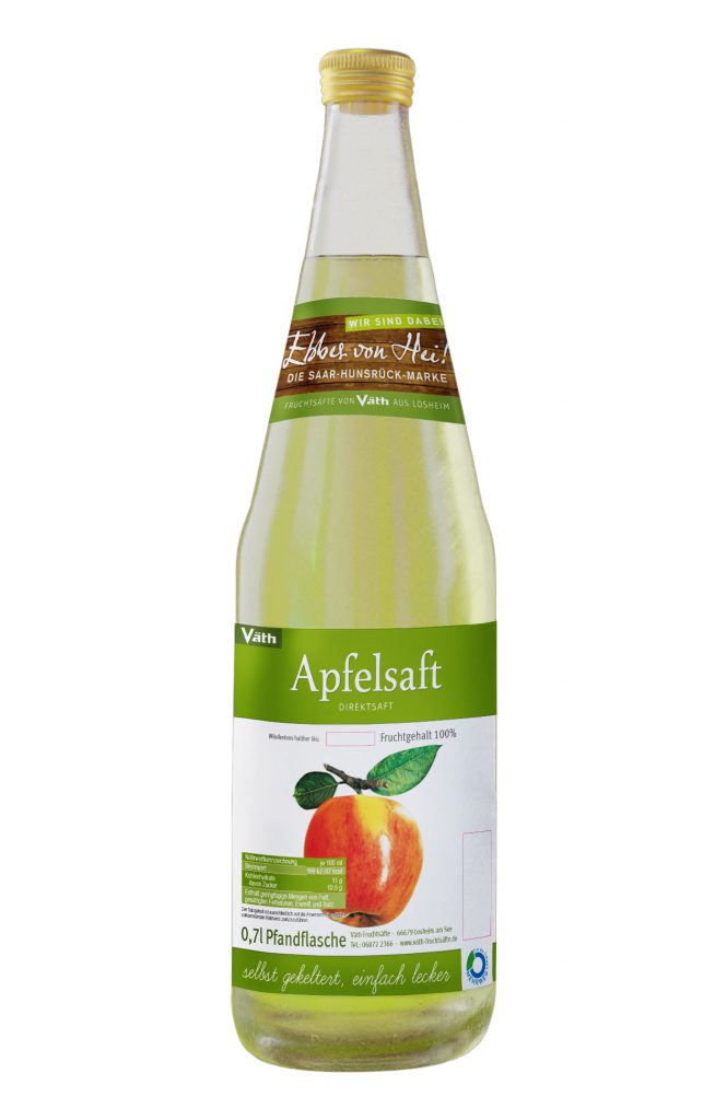 Apfelsaft Direktsaft - Väth Fruchtsäfte Losheim