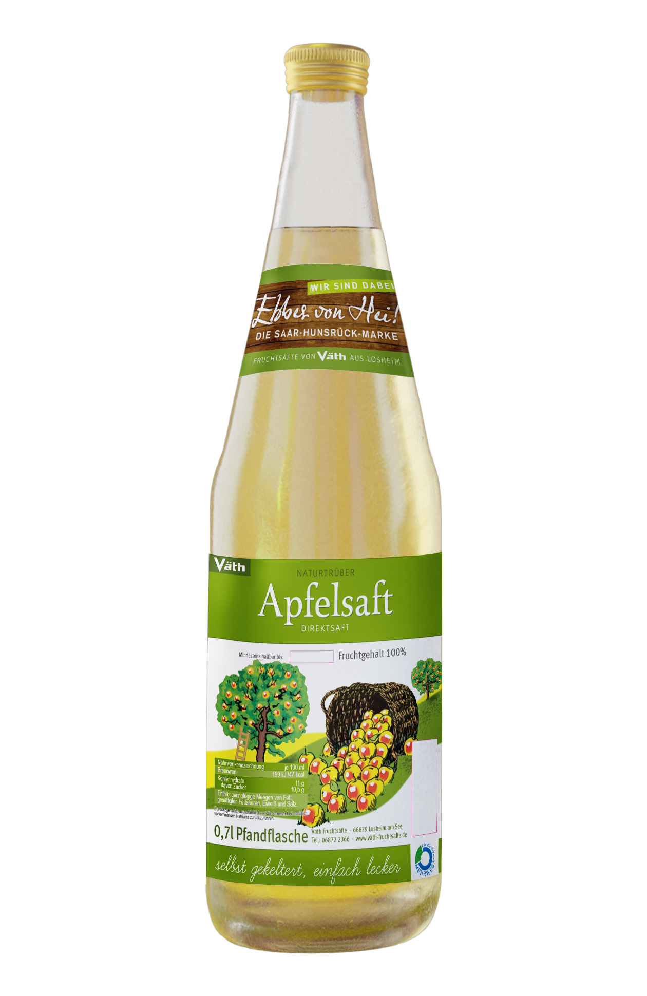 Naturtrüber Apfelsaft - Väth Fruchtsäfte | Väth Fruchtsäfte