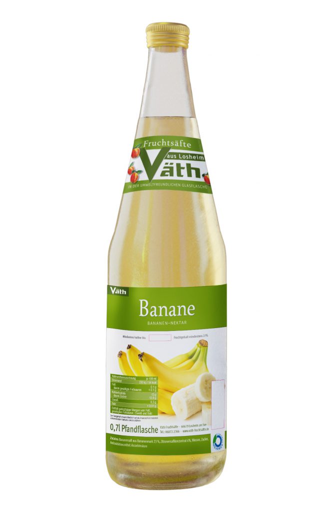 Bananen Nektar - Väth Fruchtsäfte Losheim